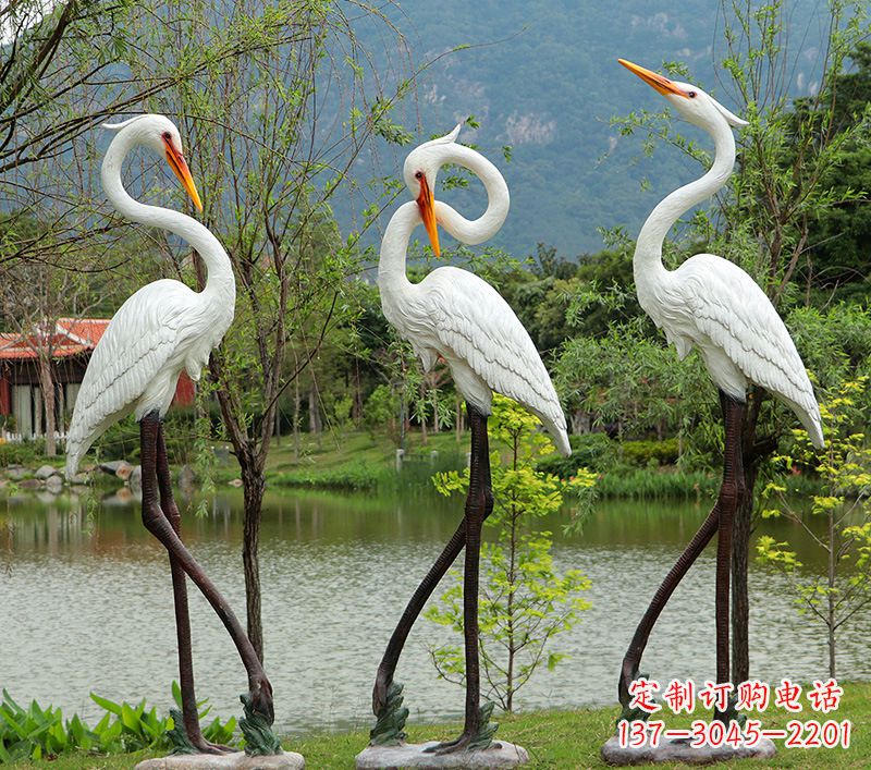 济南仙鹤的雕塑