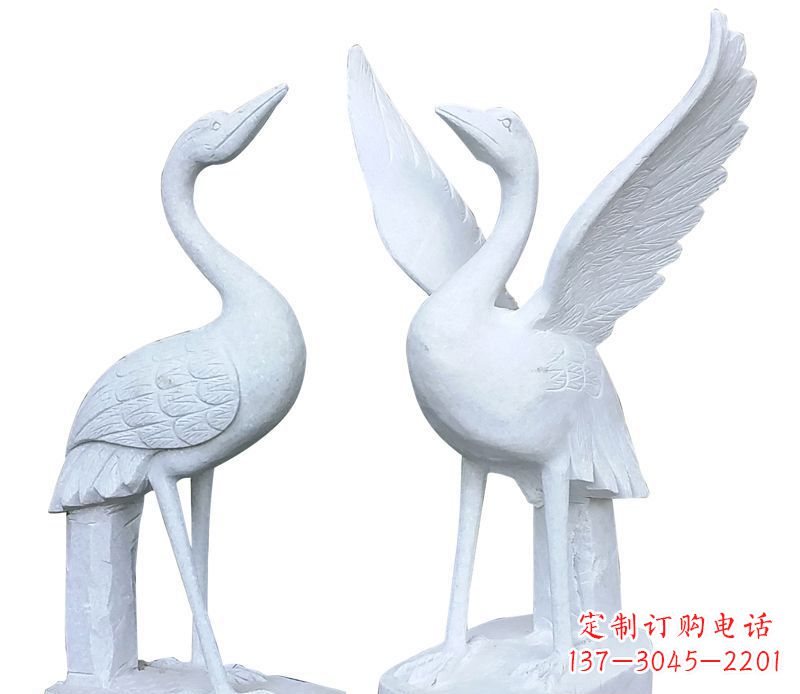 济南仙鹤公园动物石雕