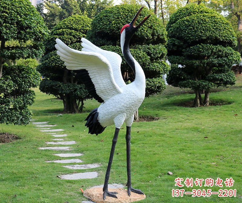 济南仙鹤金属雕塑