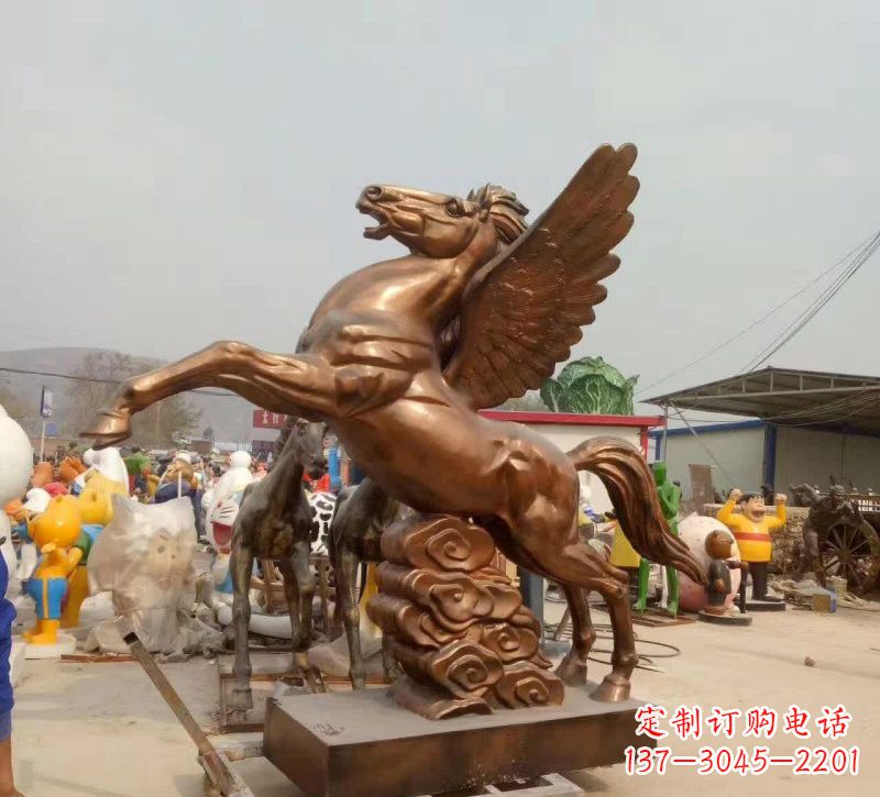 济南祥云飞马铜雕