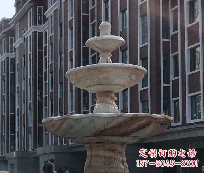 济南小区景观大型喷泉石雕 (6)