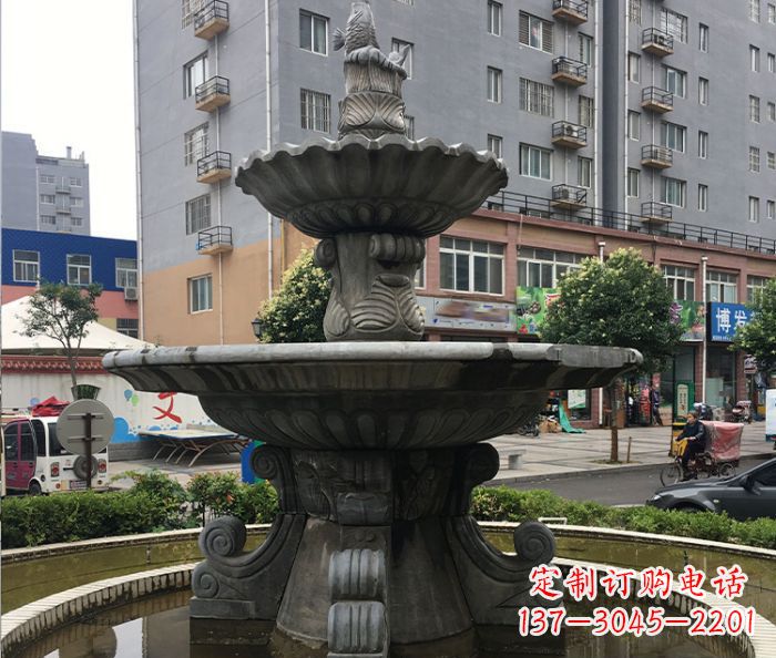 济南小区景观仿古喷泉石雕