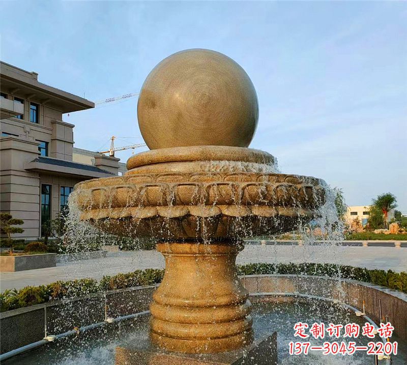 济南小区石喷泉雕塑