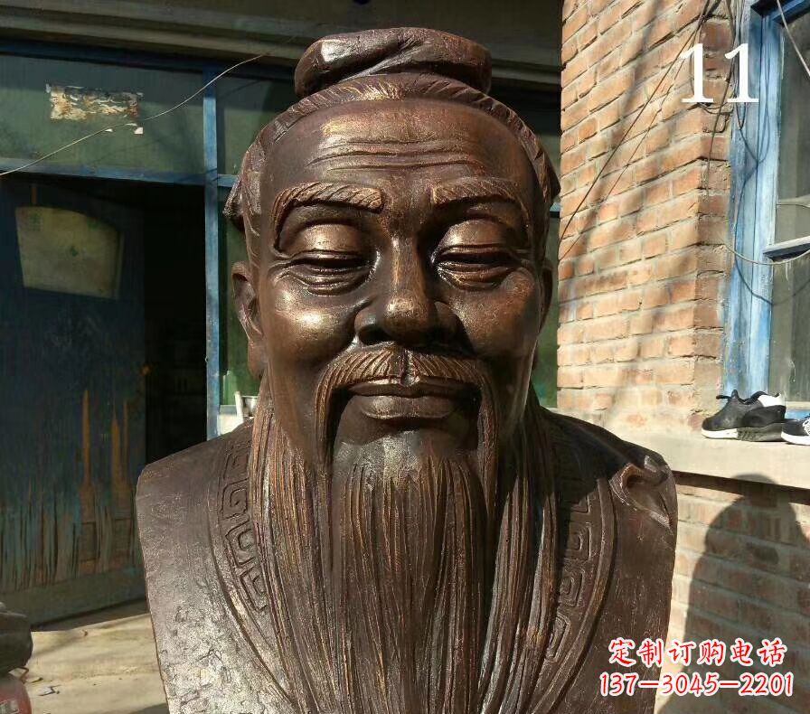 济南校园名人铜雕 人物雕塑