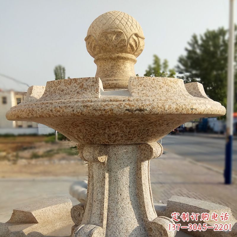 济南新型石雕风水球