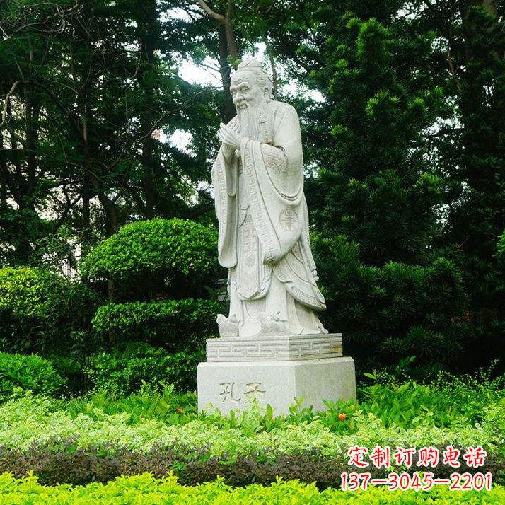 济南学校名人铜像雕塑 孔子铜像雕塑