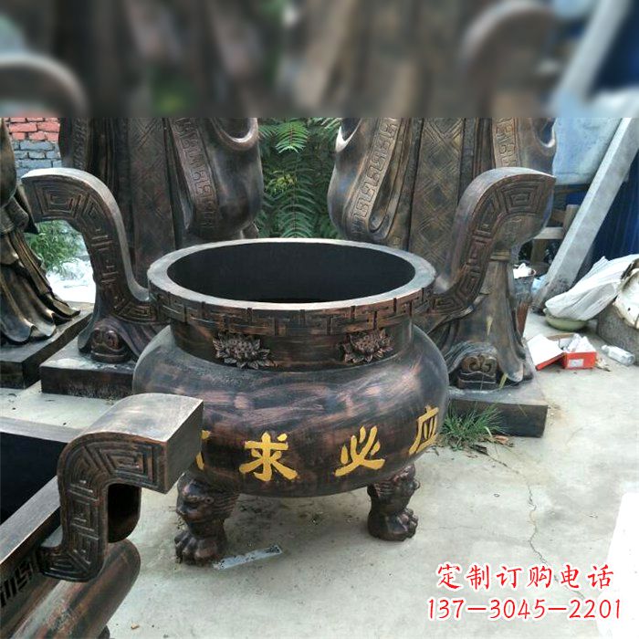 济南有求必应祈福铜雕香炉