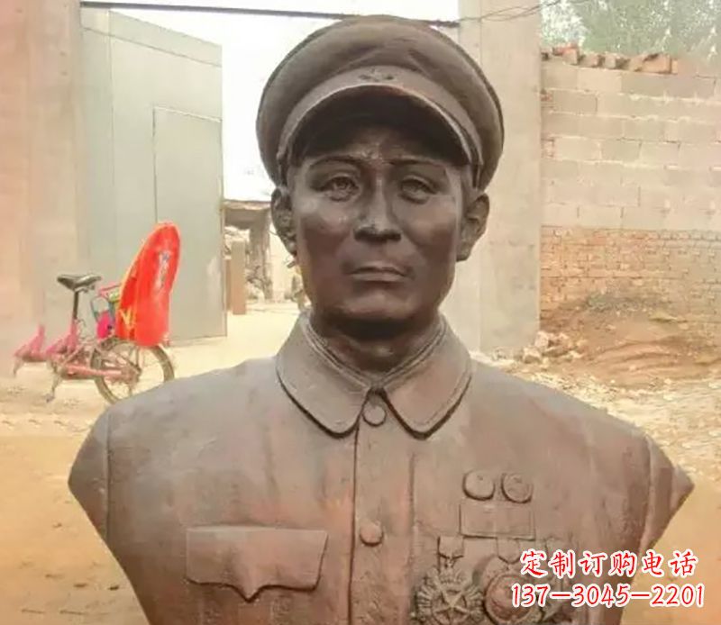 济南元帅名人胸像铜雕