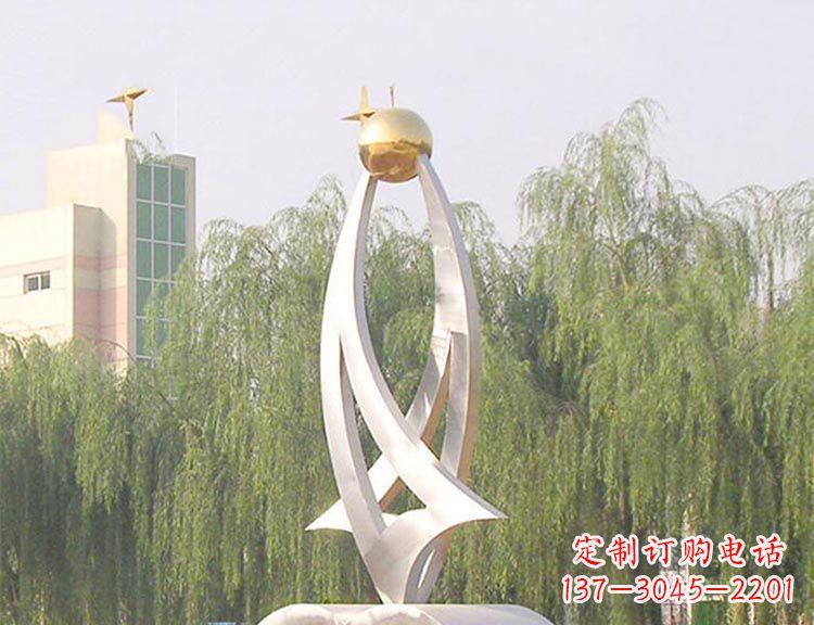济南园林不锈钢创意书籍雕塑