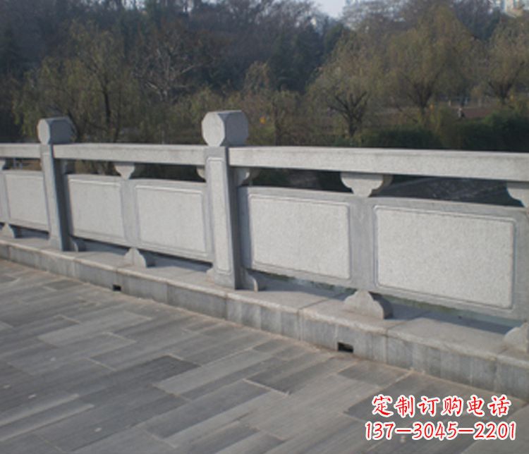 济南园林仿古石栏板景观石雕 (7)