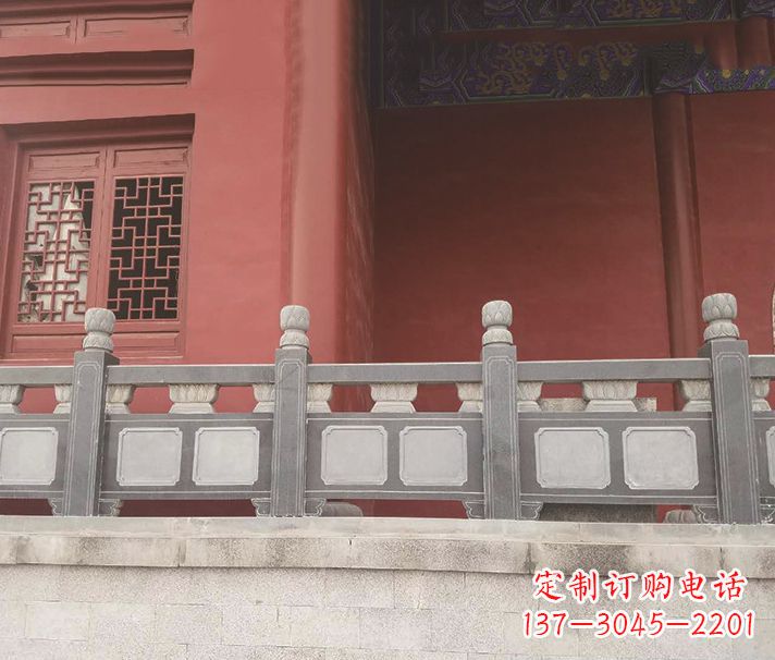 济南园林仿古石栏板景观石雕 (8)