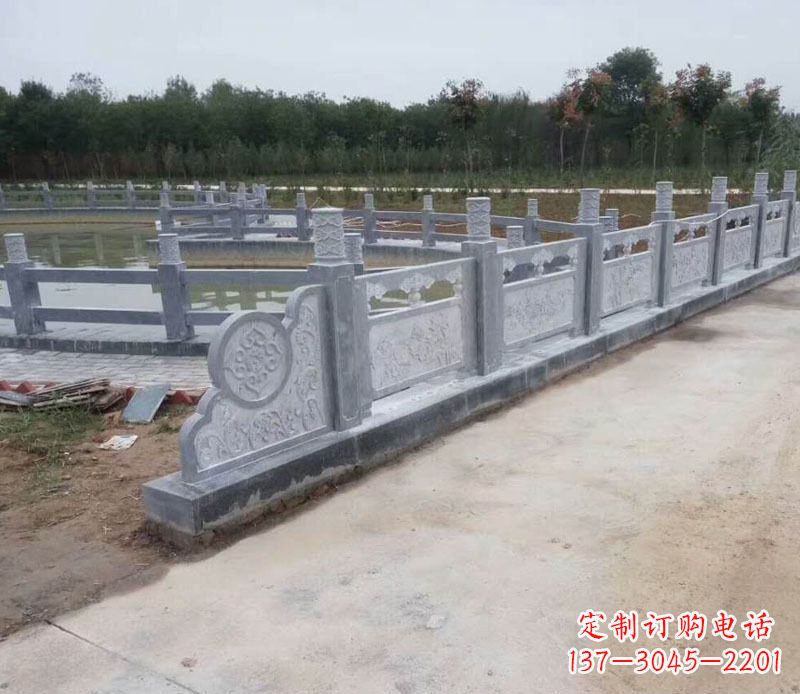 济南园林仿古石栏板景观石雕 (11)