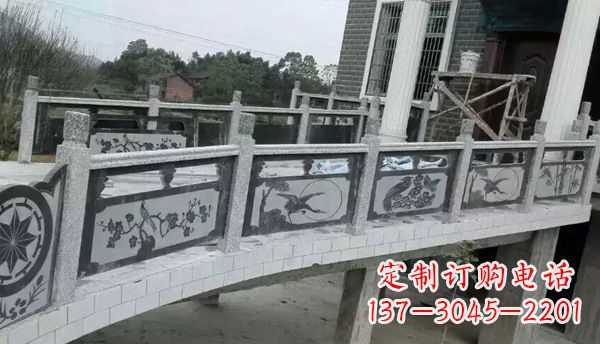 济南园林仿古石栏板景观石雕 (10)