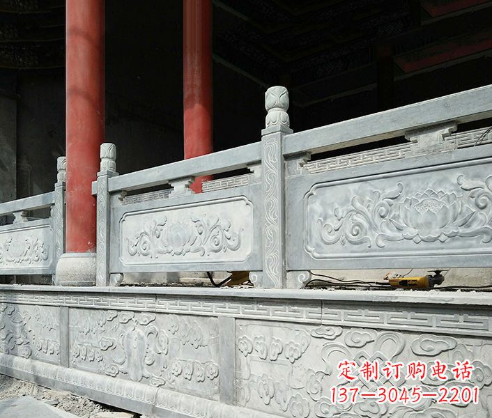 济南园林仿古石栏板景观石雕_1 (3)