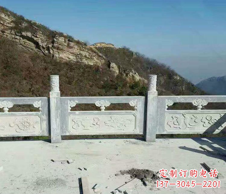 济南园林仿古石栏板景观石雕_2 (3)