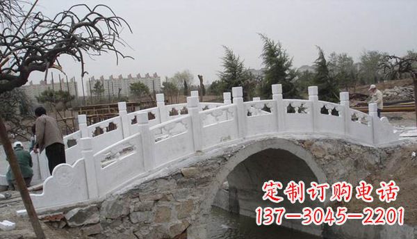 济南园林汉白玉大桥栏板景观石雕
