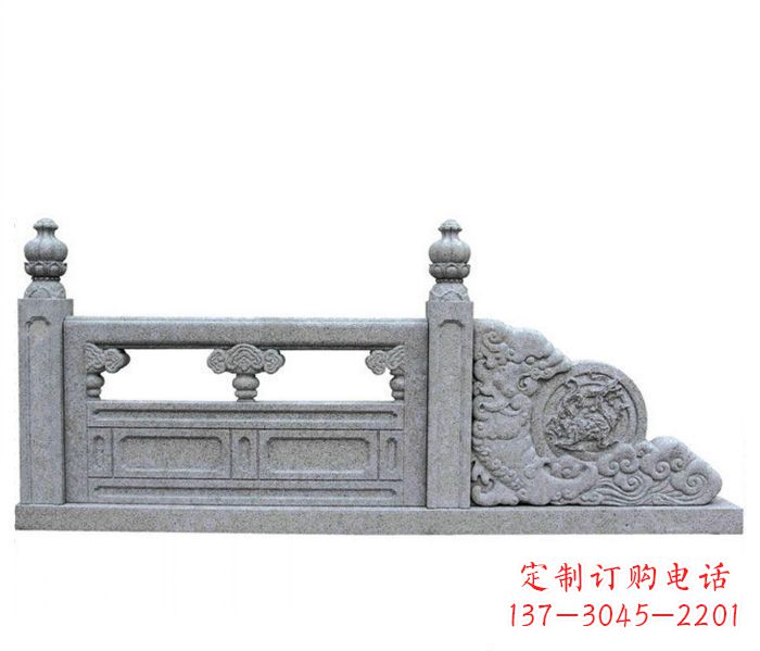 济南园林景观大理石栏板雕塑 (2)