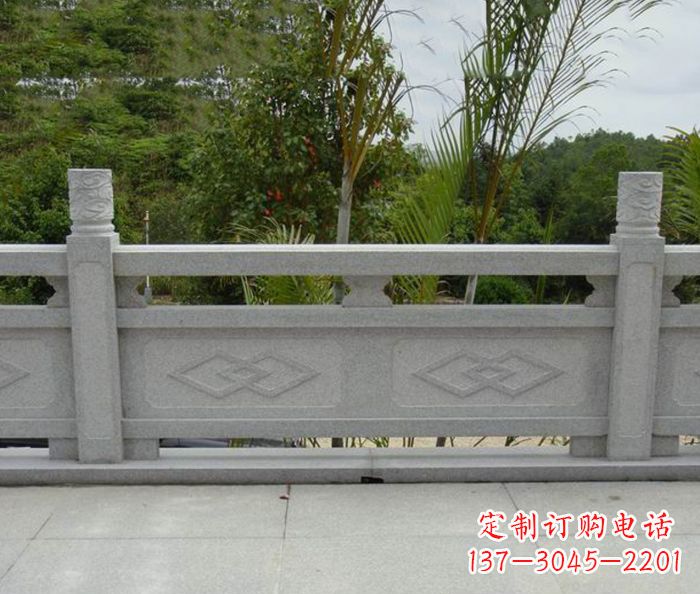 济南园林景观大理石栏板雕塑 (3)