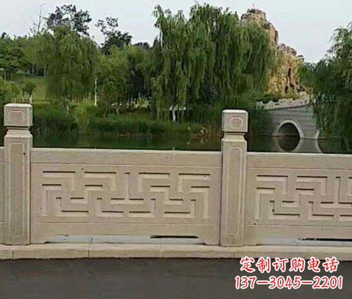 济南园林景观大理石栏板石雕 (4)
