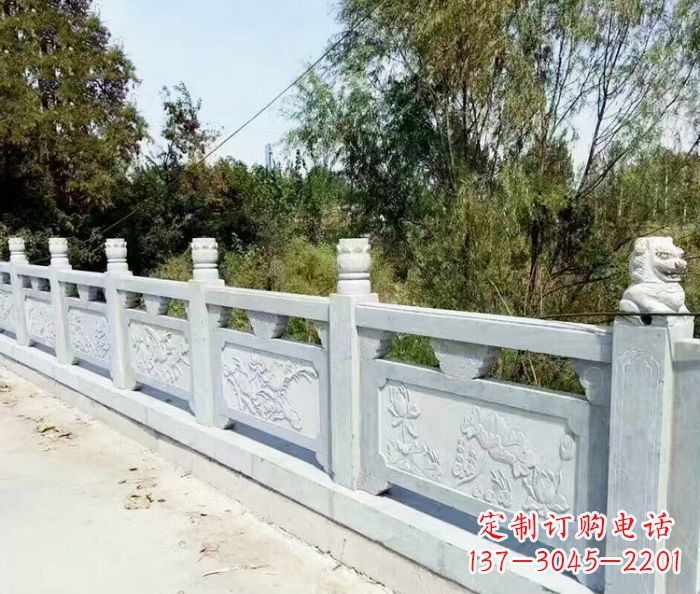 济南园林景观大理石栏板石雕_1