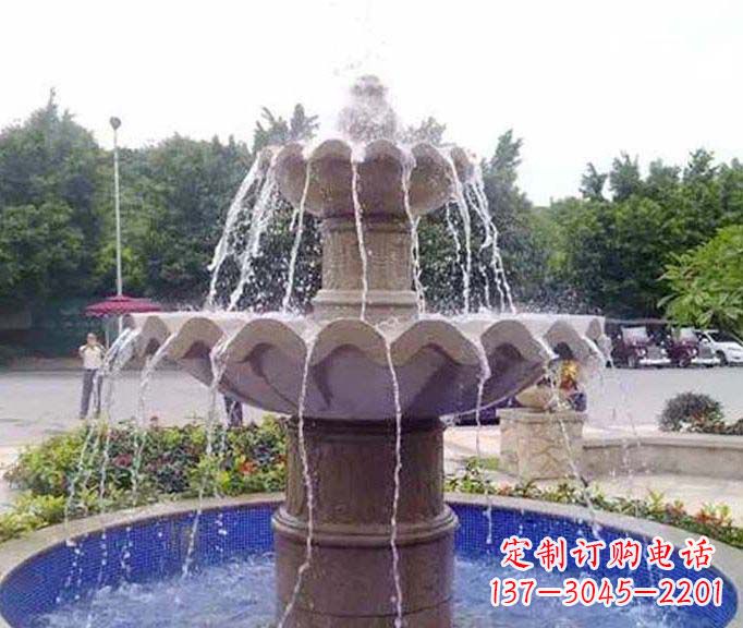 济南园林景观大理石喷泉石雕