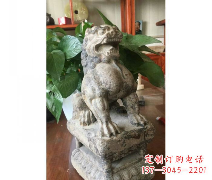 济南园林景观大理石狮子石雕
