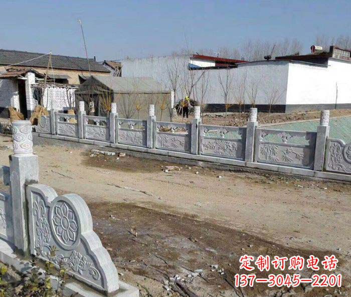 济南园林景观仿古栏板石雕