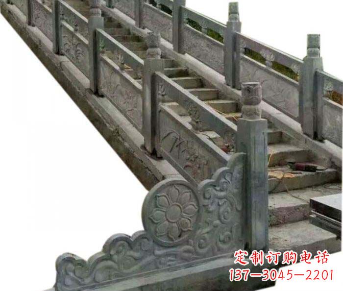济南园林景观仿古石雕栏板 (4)