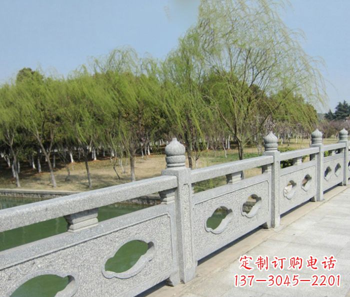 济南园林景观真山桥石雕栏板