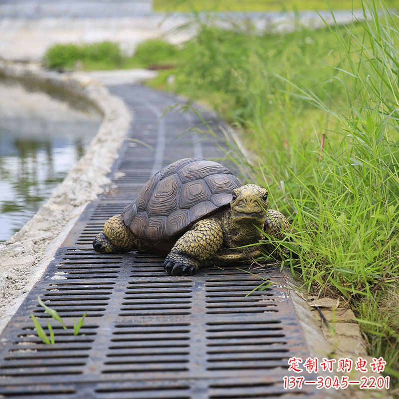 济南园林水景动物仿真乌龟雕塑