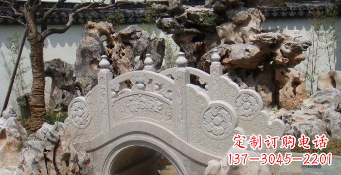 济南园林小型石拱桥