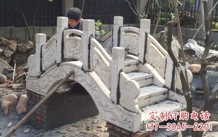 济南园林小型石拱桥 (2)