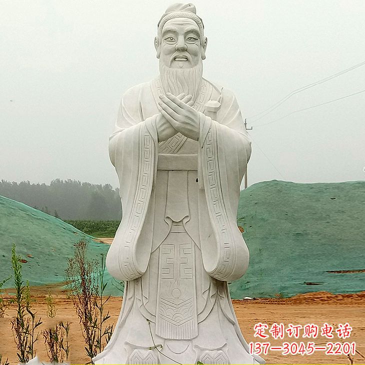 济南沾化二中孔子雕塑塑像
