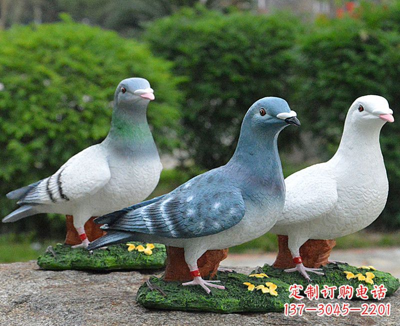 济南长春和平鸽雕塑