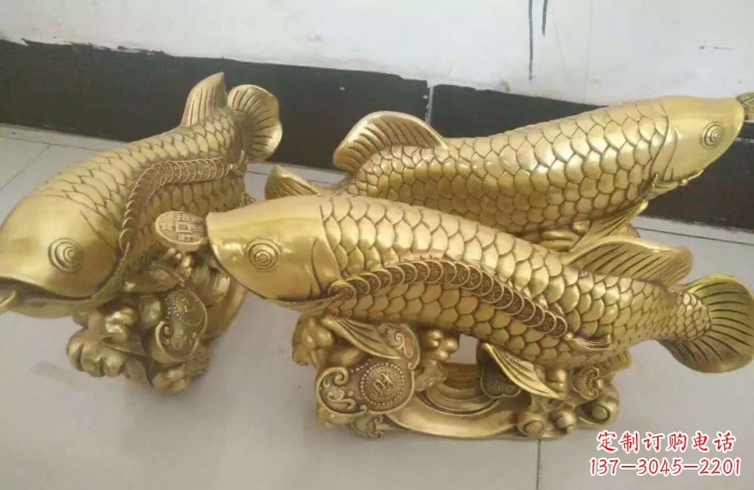 济南招财金龙鱼雕塑