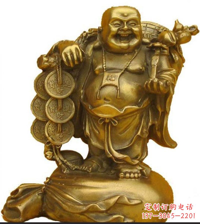 济南招财弥勒佛铜雕