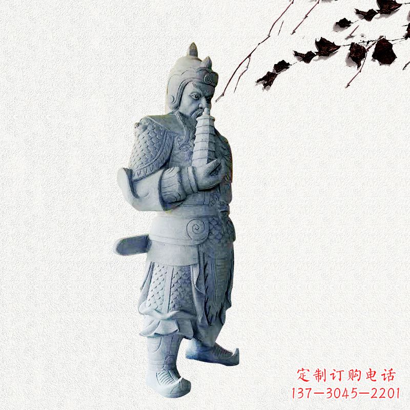 济南中国古代神话中的托塔天王石雕塑