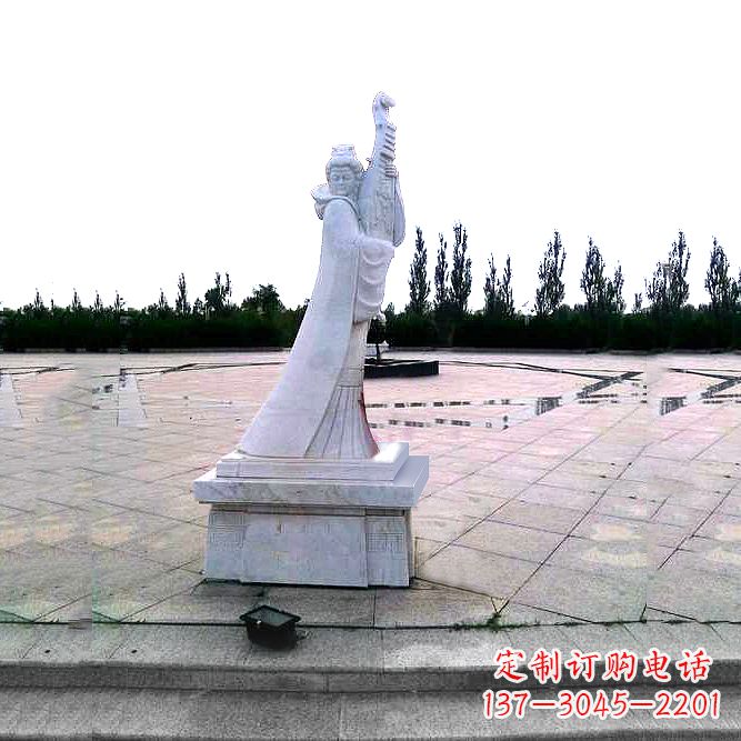 济南中国古代四大美女之王昭君广场石雕塑