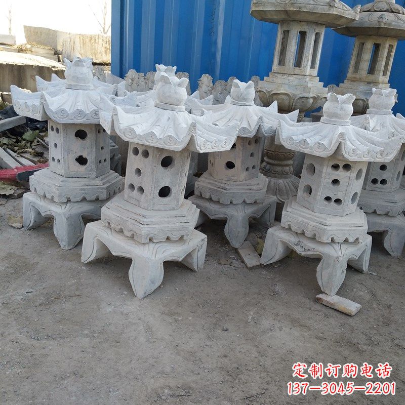 济南中式古代石灯笼