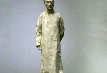 济南徐悲鸿雕塑像石雕历史名人雕像
