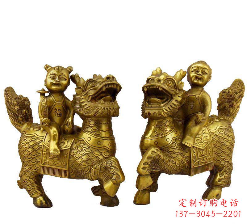 济南铸铜福禄麒麟