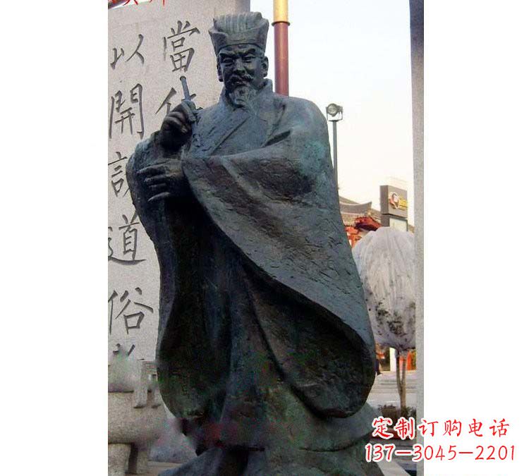 济南铸铜古代名人颜真卿