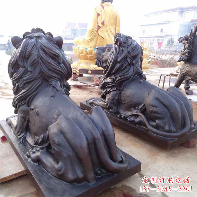 济南铸铜汇丰狮子