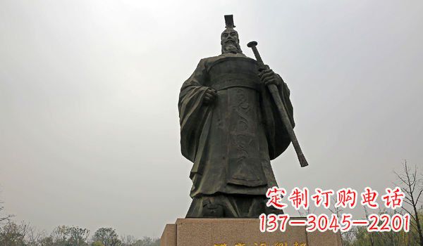 济南铸铜刘邦雕塑