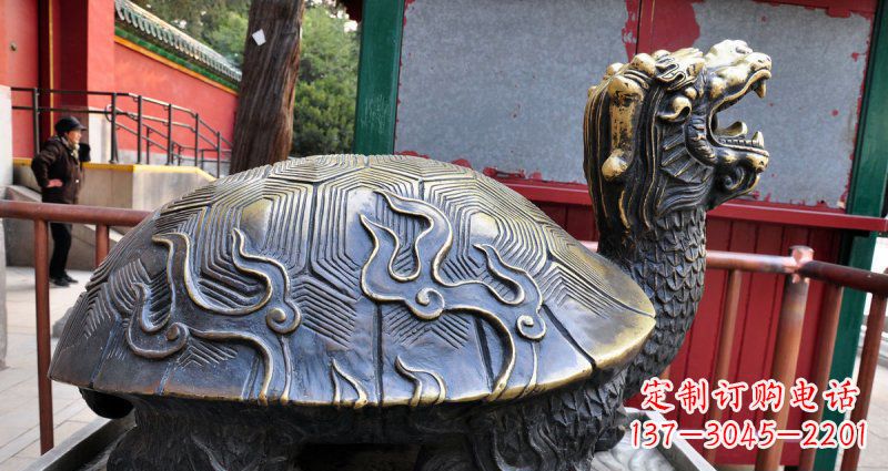 济南铸铜龙龟神兽铜雕