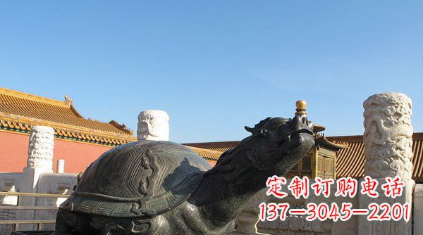 济南铸铜龙龟寺庙神兽铜雕