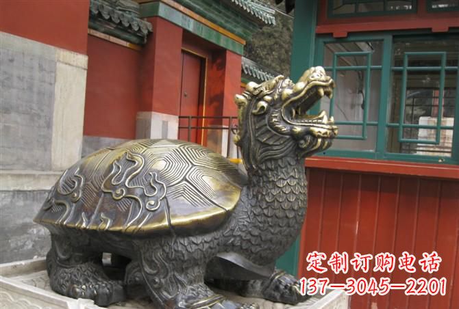 济南铸铜龙龟雕塑