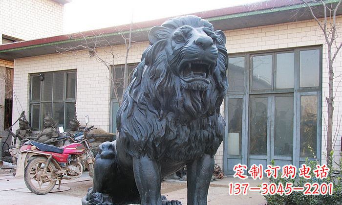 济南铸铜狮子铜雕
