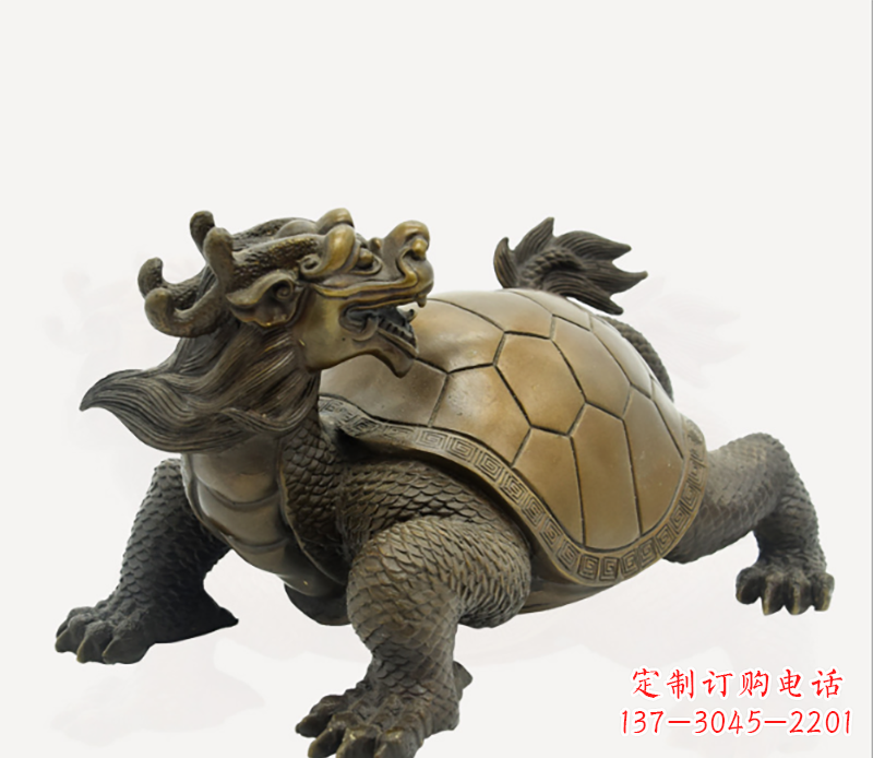 济南招财龙龟铜雕